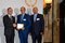 HE Dr. Sami Menkara, Al-Manar University of Tripoli (MUT) President, receiving shield of appreciation