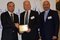 Dr. Leif Hongisto, Middle East University (MEU) President, receiving shield of appreciation